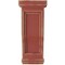 Ekena Millwork 7 1/2"W x 8"D x 17"H Traditional Recessed Wood Vintage Decor Corbel, Salvage Red CORWD07X08X17TRRD - alternate 2